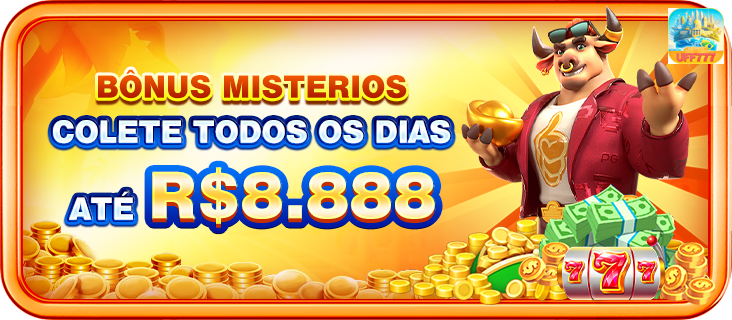 uff777 — card com CTA e reforço de bônus, com ênfase em benefício imediato, pensado para guiar o olhar para botões